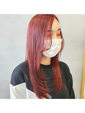 ルノン リー(LUNON:re) レイヤーStyle×チェリーレッドカラー♪