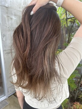 ウエストリー(WESTORY) インナーカラー☆イヤリングカラー☆ミルクティーベージュ