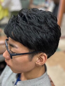 アポロカットステージ 相模大野店 アップバング/ツーブロックマッシュ<理容室>[メンズ/相模大野]