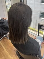 マウ(mau)&nbsp;ロブ　グレージュ　透明感カラー