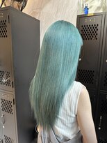 ヴァイス 渋谷店(VAICE)&nbsp;エメラルドグリーン/ケアブリーチ/ロング