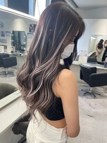 キング 梅田(K!ng)&nbsp;縮毛矯正髪質改善ハイライトレイヤーカット梅田美容室エクステ