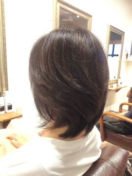 ヘアー グリーン(hair green) 30代40代50代/レイヤーカット/ツヤ髪スタイル/黒髪スタイル