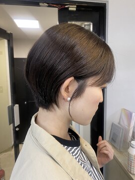 エトラ 渋谷店(etora) 丸みショート　耳掛けショート