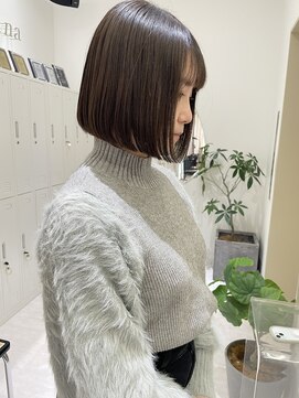 ジーナ 福岡天神(Zina) ＊まとまりやすいボブならお任せ♪＊zina福岡天神　髪質改善