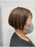 ☆ノーブロー仕上げ☆グラボブ☆ヘアオイルでスタイリング☆