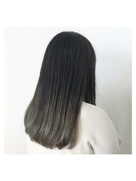 エオン(eon) マットグレージュロートーン裾カラー【eon】【大人女性】