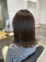 リーオオサカ(Lee Osaka) ブリーチなしカラー×オリーブグレージュ/かれん