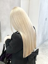 ミーム 原宿 表参道(meme)&nbsp;◎ブロンドハイトーンカラーデザインカラーアンブレラカラー金髪