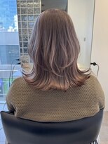 サンクマーケット 渋谷(cinq MARKET) 渋谷ブリーチカラータッセルボブ顔周りレイヤー切りっぱなしボブ