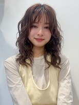 アンアミ シブヤ(Un ami shibuya)&nbsp;【Unami】ミディアムパーマ/パーマ/ベージュカラー