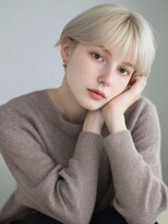 シェル 立川(shell) くびレイヤーエモージュグレージュカラーくびれショート【立川】