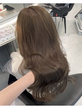 ジーナリア(Xena ria) 《Kaho》ダブルカラー　ブリーチ無しカラー　ベージュ