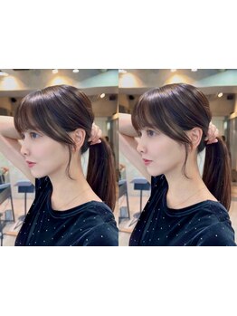 骨格・髪質を見極め、あなたに似合うスタイルを提案♪高いカット技術であなたの魅力を最大限引き出します。