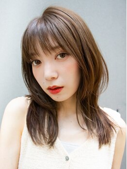 ヘアーロギア 栄店(hair LOGiA)の写真/【栄1分】似合わせにこだわりながらもダメージレスに★魅力を最大限に引き出します◎透明感があるツヤ髪に!