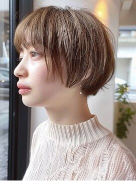 ナック 茶屋町(knack chayamachi) 大人可愛い丸みショートボブ