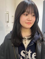 シール 梅田(CIRR) 小顔見せ顔まわりレイヤーミディ