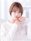 ミルクブラウン/ラテブラウン/小顔ショート/小顔カット/20代g
