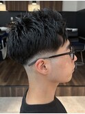 千葉駅 MEN'S HAIR/サーフカール/刈り上げセンターパート