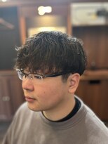 ビービードットコム/0084(BB.com/0084) 毛先にワンカール!ナチュラルメンズパーマ