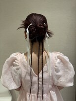 ケンジ 横須賀中央(KENJE)&nbsp;ガーリーカチモリ/お呼ばれヘア/ヘアセット/結婚式ヘアセット
