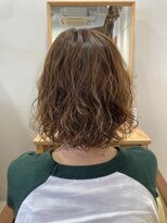 スーリール 福岡別府店(Sourire) ミディアムパーマスタイル