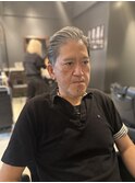 海外イケオジオールバック