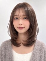 アビー(ABBEY3)&nbsp;ミディアムレイヤーカットハッシュカットシャギーカット髪質改善