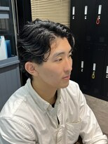 スタイルメンズ 藤沢(STYLE MEN)&nbsp;STYLE MENメンズカットフェザーパーマリバースセンターパート