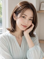 ニーケ 池袋 池袋西口(nike)&nbsp;髪質改善＊ハホニコ＊センターパート(池袋西口/池袋髪質改善)
