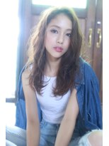 マイティ バイ エイチ(mighty by H)&nbsp;【mighty 外国人風＊かきあげバング＊クリアアッシュ＊