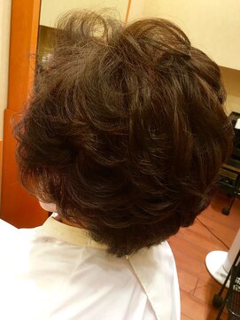 美容室ページボーイ ミセス グラデーション