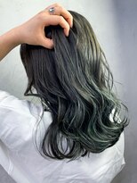 アイティー バイ アルバム 中野店(IT by ALBUM) カーキアッシュ_グレージュカラーボブウルフ_ba301302