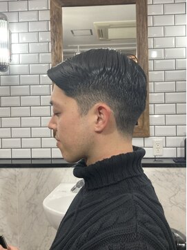 ショウザバーバー(SHOW the Barber) ナチュラル七三スタイル