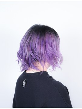 クリップ ジョイント ゴッド(CLIP JOINT GOD) バレイヤージュ風パープルカラー