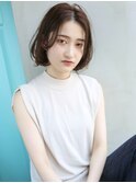 天神【BIRTH】マロンベージュ×Aラインボブ 3