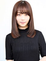 ヘアメイク フレンシア(hair make flencia)&nbsp;アクセントカラーが可愛いストレート