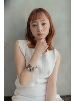 オースティン 流山おおたかの森(AUSTIN)&nbsp;大人かわいい前髪セシルカットココアブラウンフリンジウェーブ