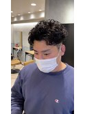 外国人風ラルフカールパーマ
