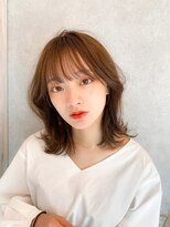 ルームバイシー 新宿(Loom. by Sea)&nbsp;韓国風前髪×ショコラアッシュ【韓国ヘア/髪質改善/新宿】