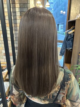 バカンス 八丁堀(BACANCES) 【BACANCES八丁堀】髪質改善＋ミルクティーベージュ