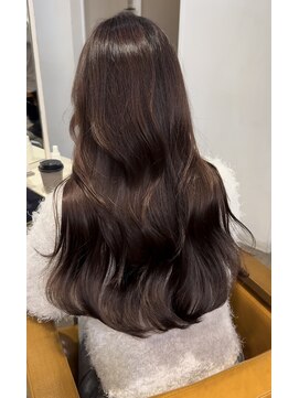 カラ フクオカ(Cara FUKUOKA) 【チョコレートブラウン&ローレイヤー】《うる髪水素カラー》