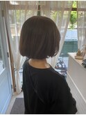 大人ボブ×ストレートアイロン仕上げ