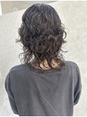#ウルフパーマ/20代/30代/パーマスタイル/ウルフカット/レイヤー