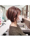 絶壁解消ショートボブ