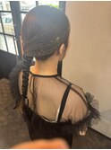 タイト編みおろし