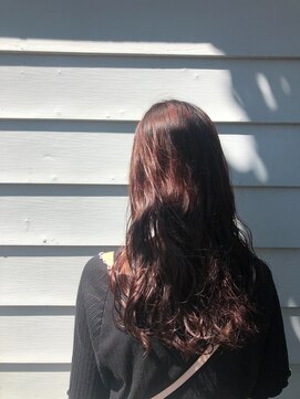 ヘアーアンドメイクアップモパ ボルドーカラー