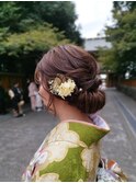 和装ヘアアレンジ