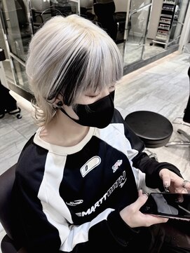 エムテコ(M.techo) ウルフ/インナー/フェイスフレーミング/ハイライト