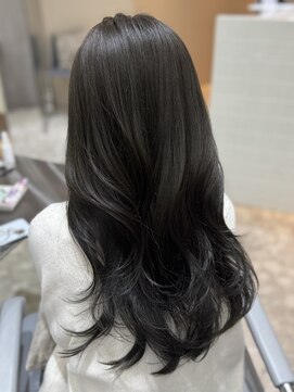 ジーナ 梅田茶屋町(Zina) オリーブグレージュ×レイヤーカット